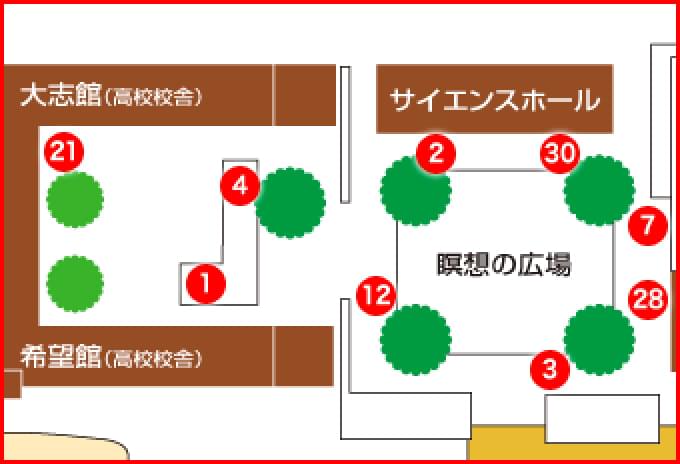 Aエリアのマップ